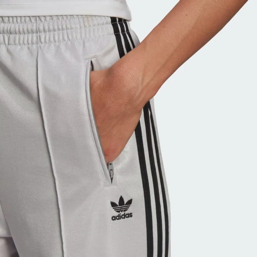 Adidas Classics High-Shine Straight-Leg Track Women Original Pant Silver