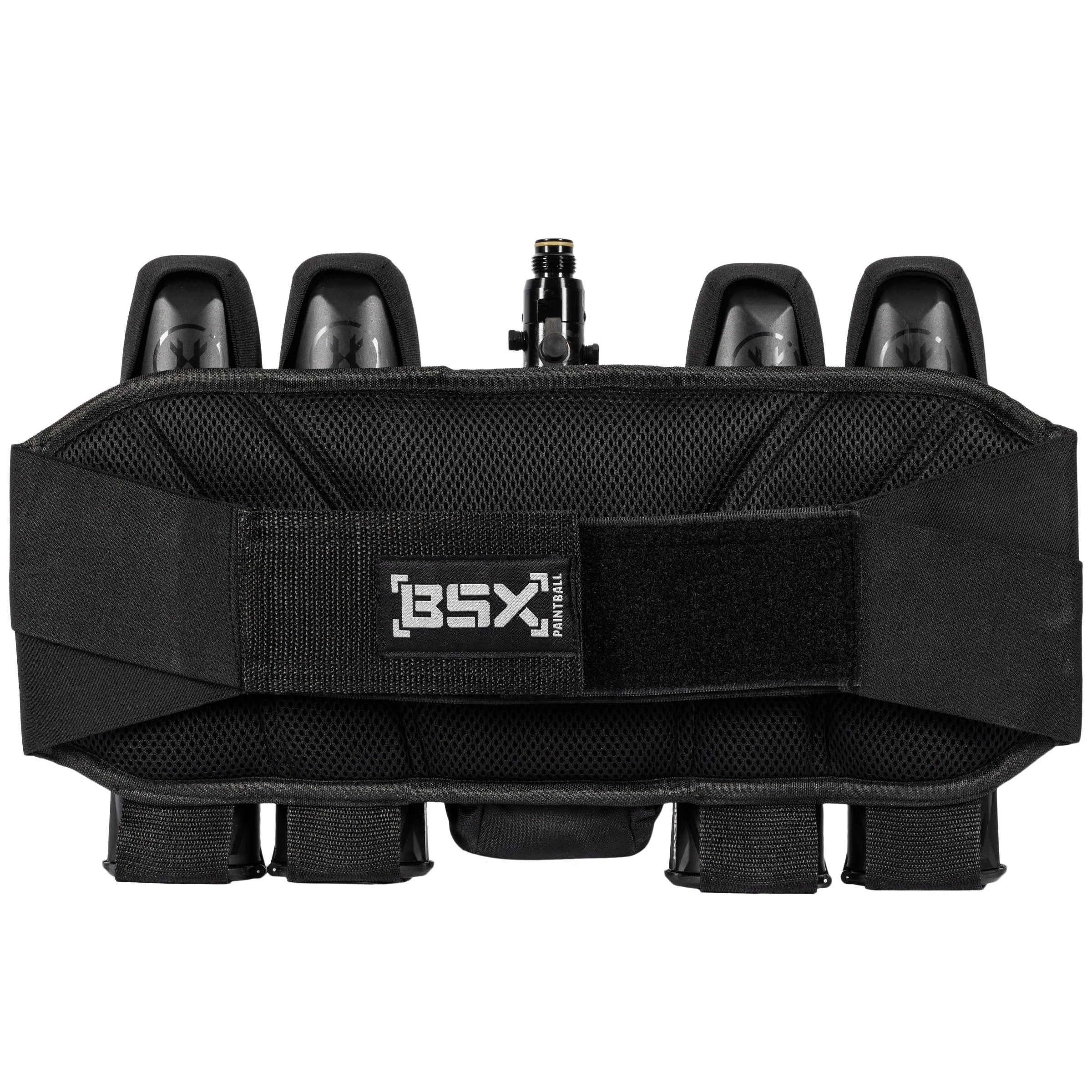 BSX 4 1 Pod Paintball Harness - Black