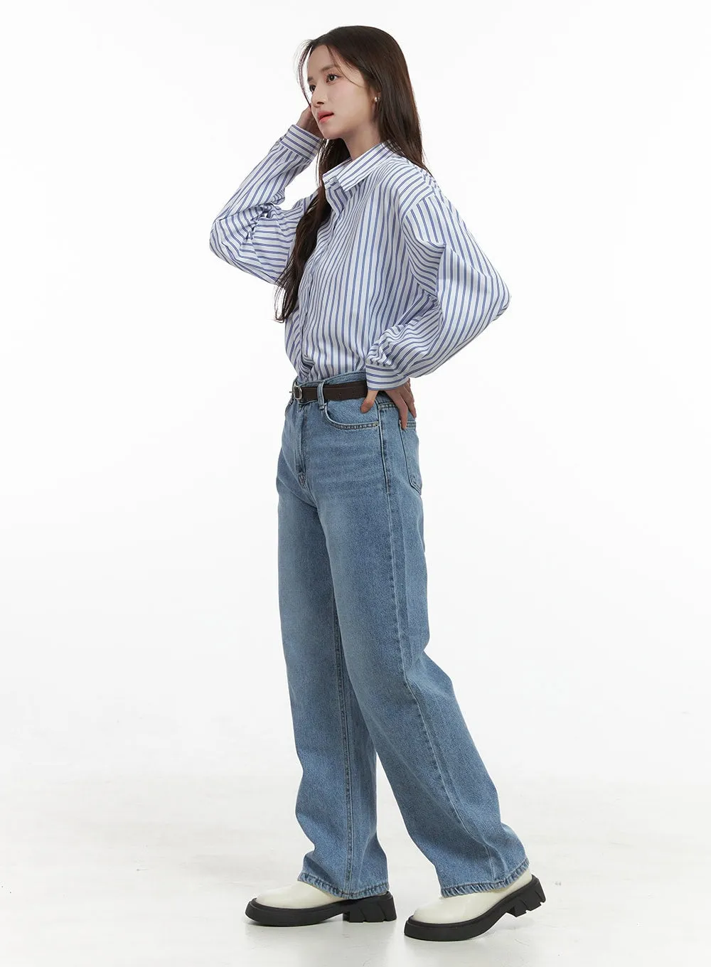 Cheri Classic Fit Wide Leg Dream Jeans OS416