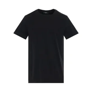 Embossed Classic Fit T-Shirt in Black