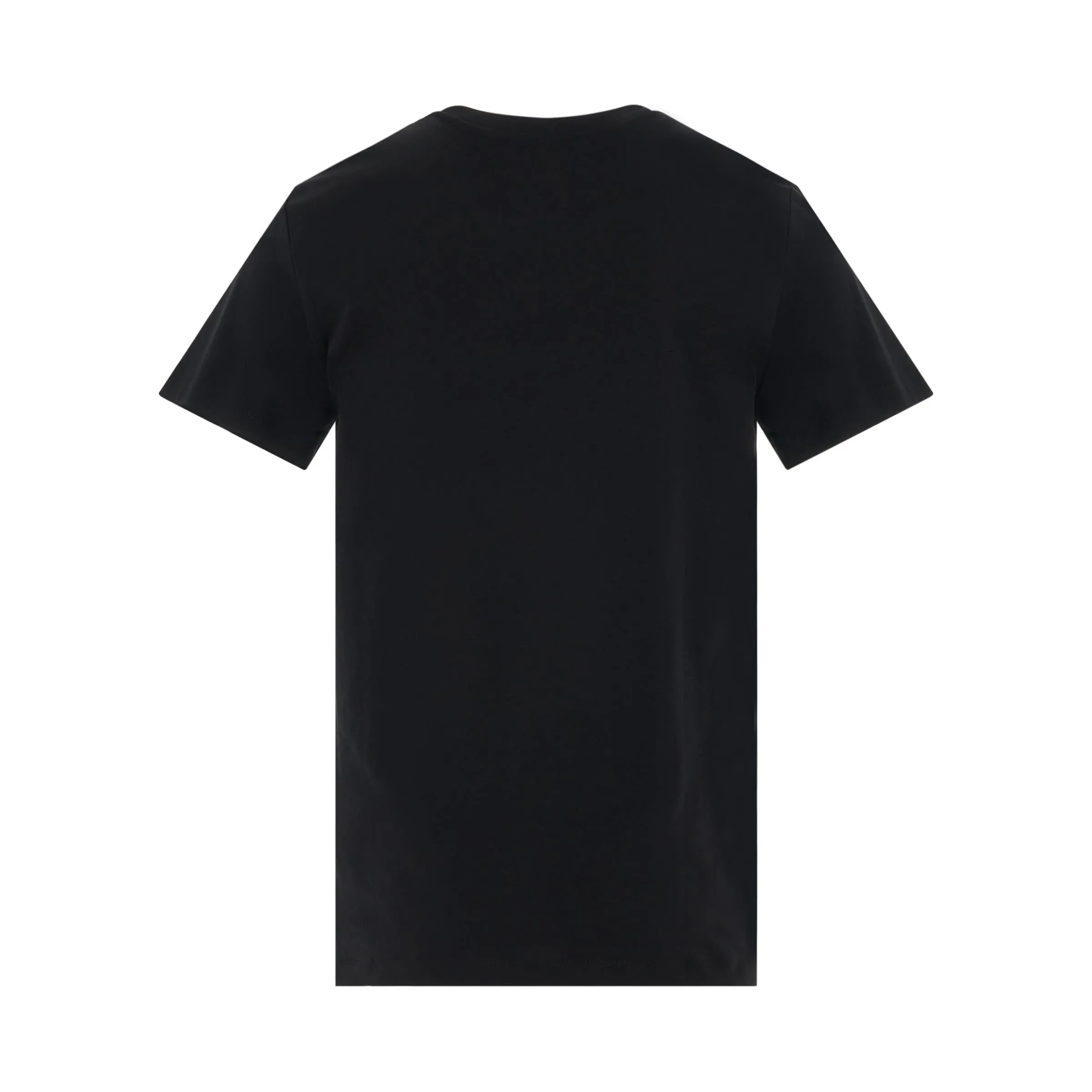 Embossed Classic Fit T-Shirt in Black