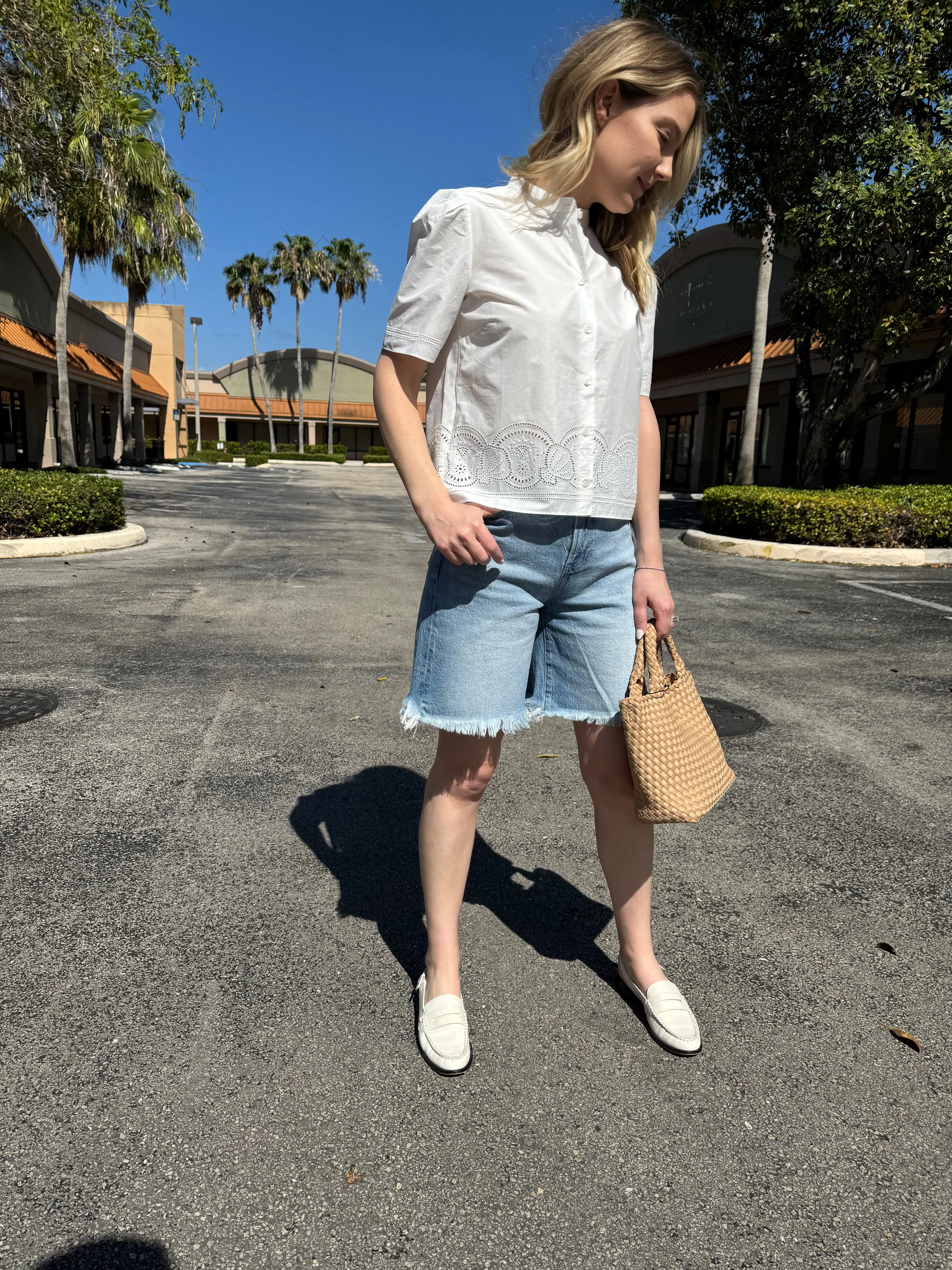 Embroidered Short Sleeve Shirt