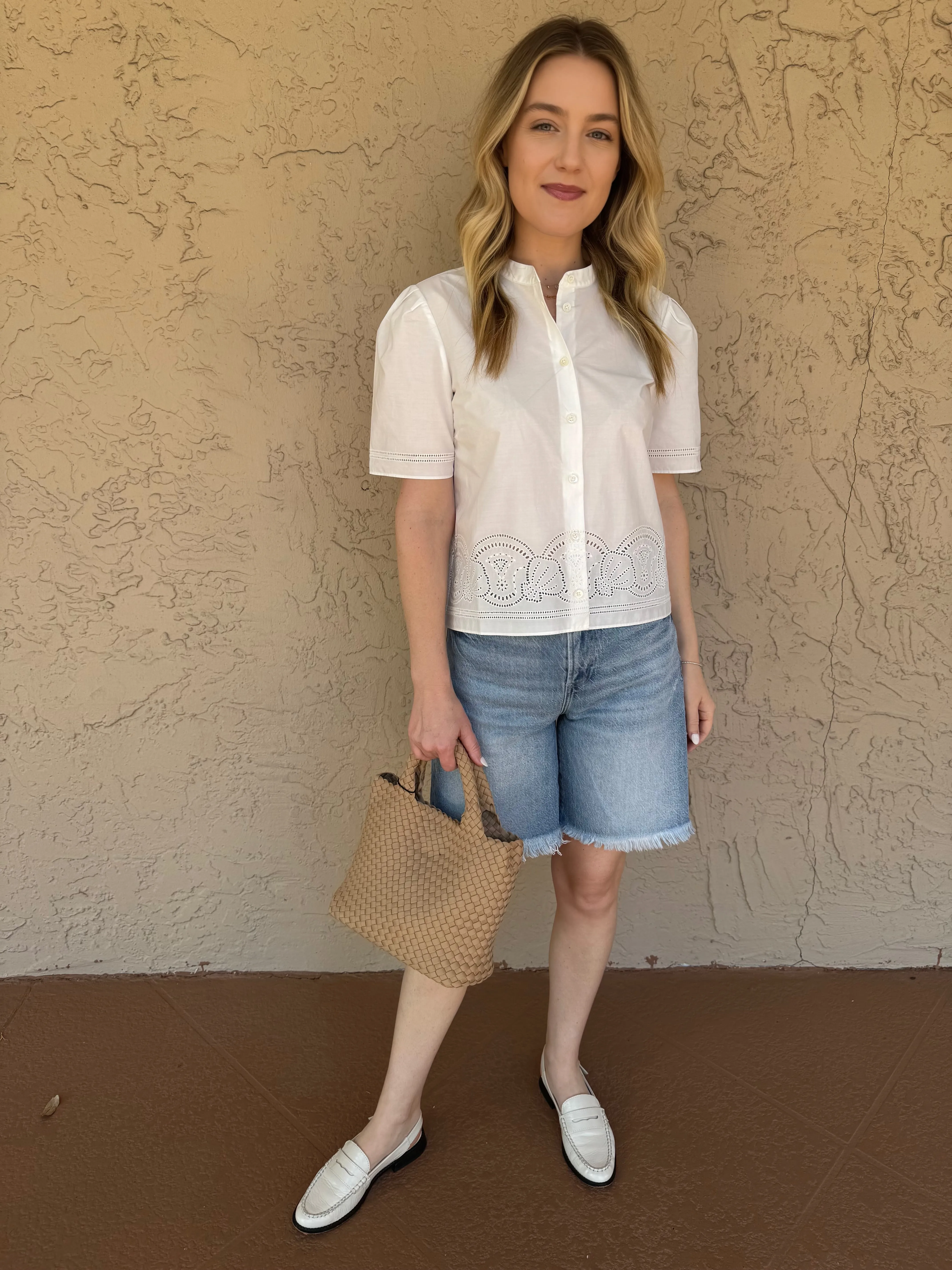 Embroidered Short Sleeve Shirt