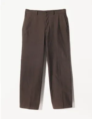 FINAL SALE: BKT36 Straight Leg Pant in Crisp Cotton Blend - Walnut