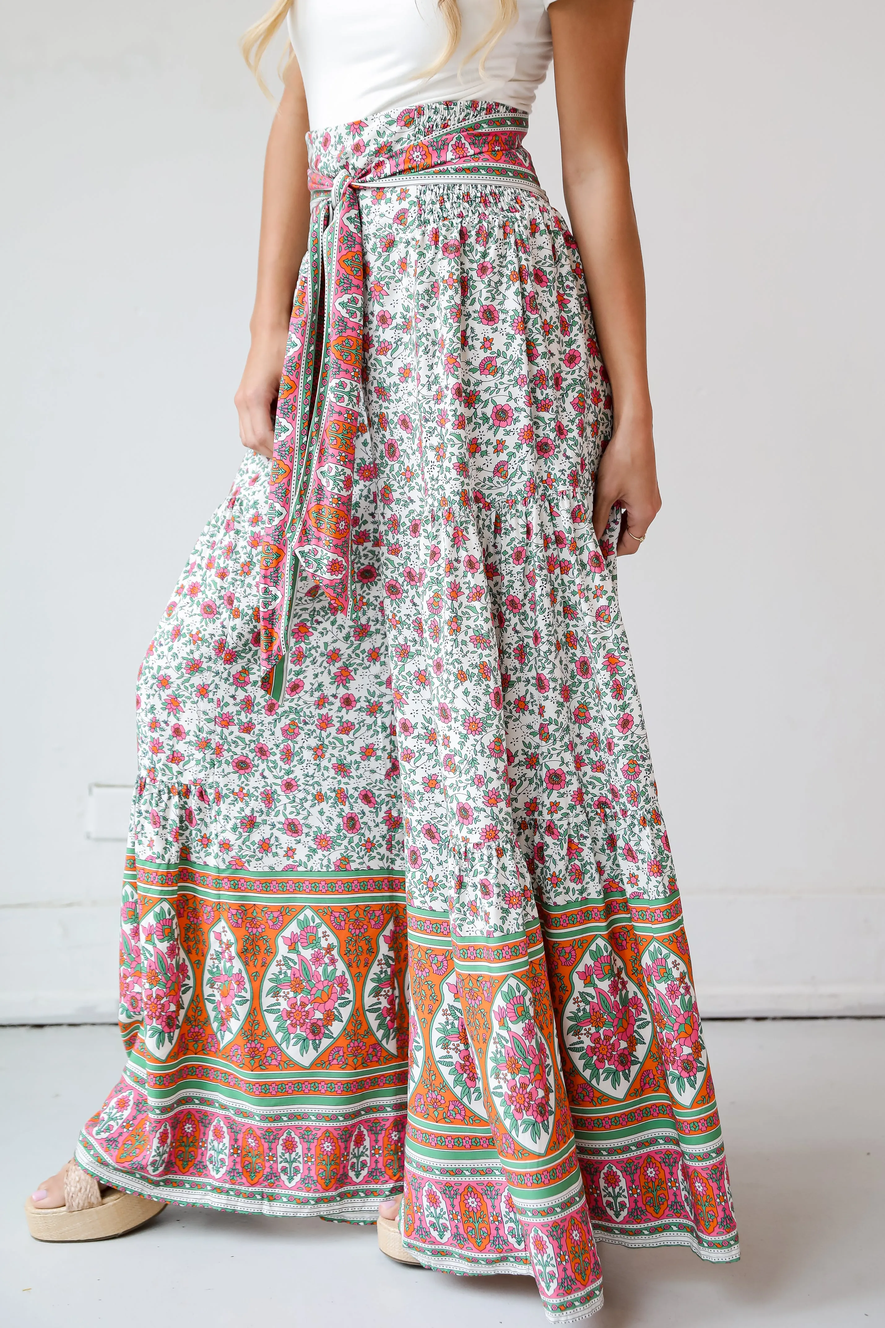 FINAL SALE - Vibrant Sun Floral Wide Leg Pants