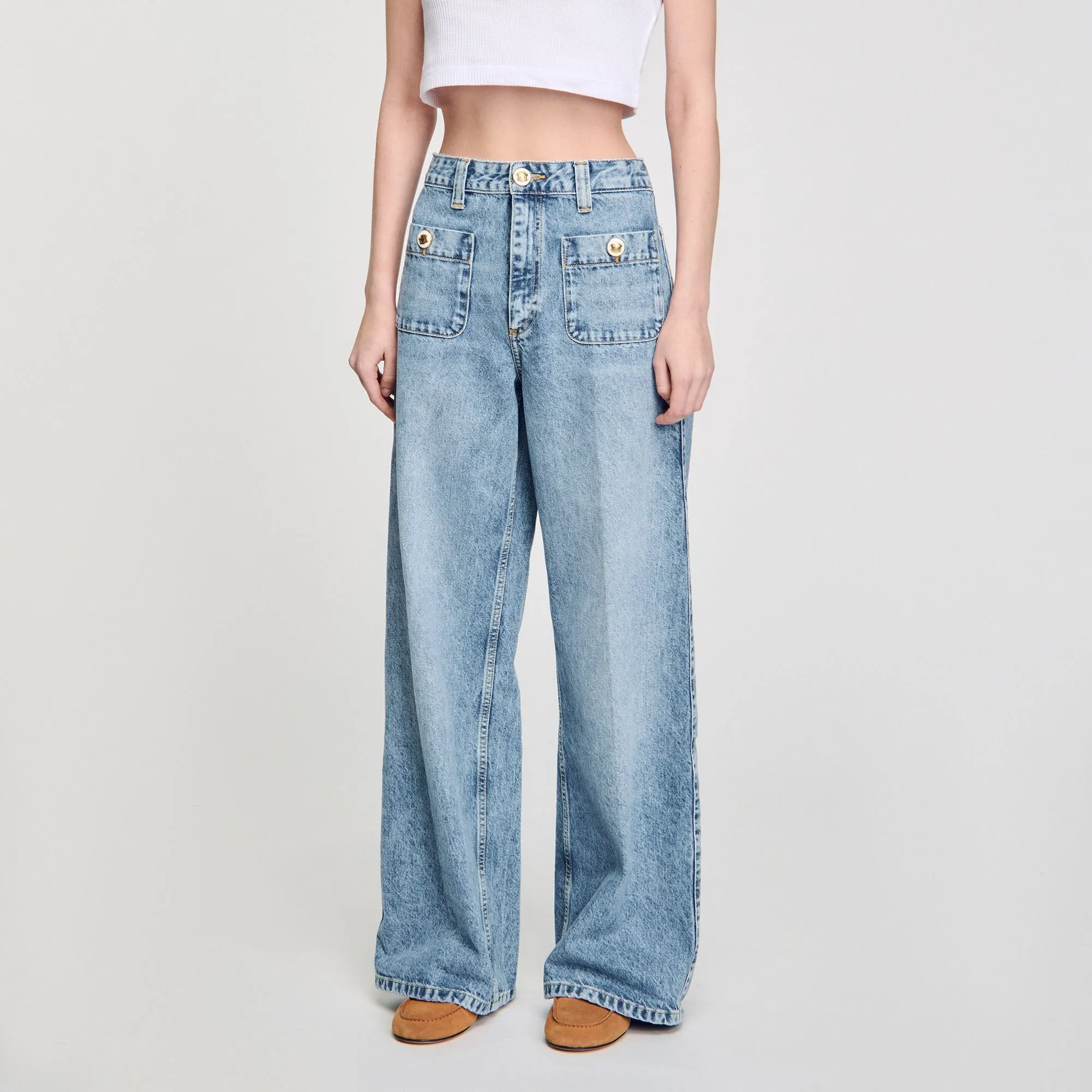 Floride Faded Jeans Blue Jean