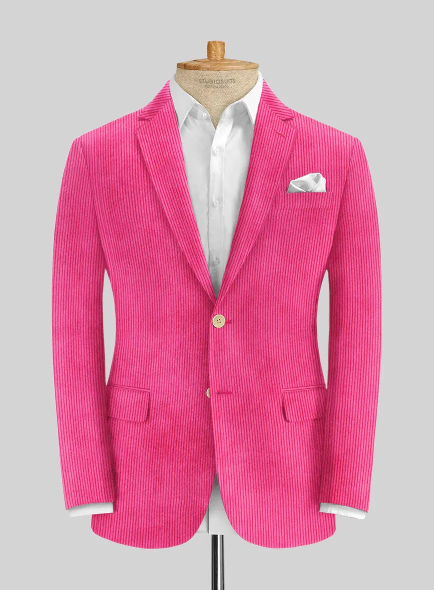 Fusica Pink Corduroy Suit