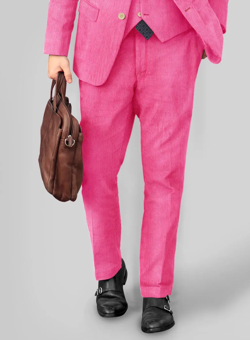 Fusica Pink Corduroy Suit