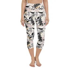 Gentle Leaves Women's Capri Yoga Pants