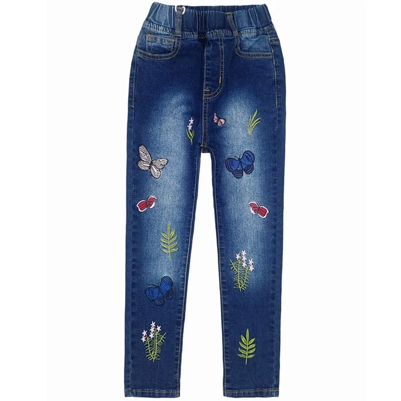 Girls Stretchy Soft Denim Jeans