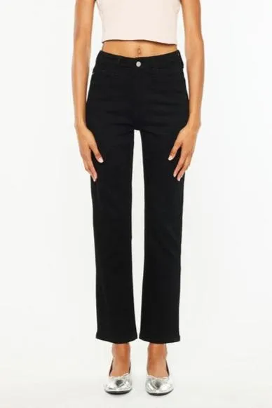 Haley Black Straight Jeans