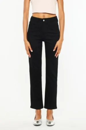 Haley Black Straight Jeans