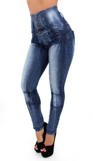 LAST ONE 17395 Maripily High Waist Skinny Jean