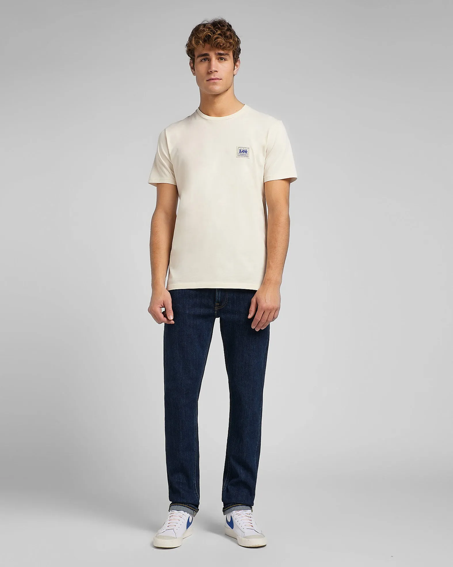 Lee Daren Zip Fly Regular Fit Mens Jeans - Deep Dark Stone