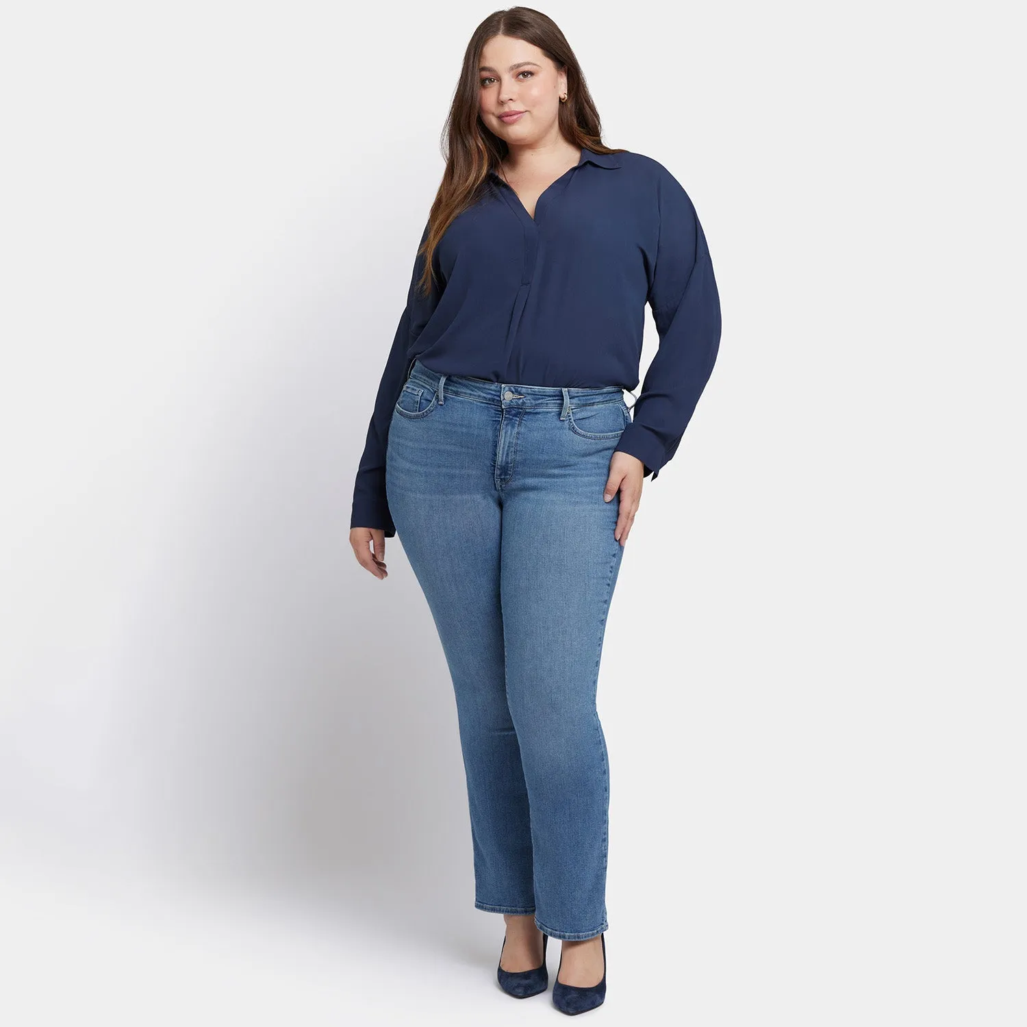 Marilyn Straight Jeans In Plus Size  - Heyburn
