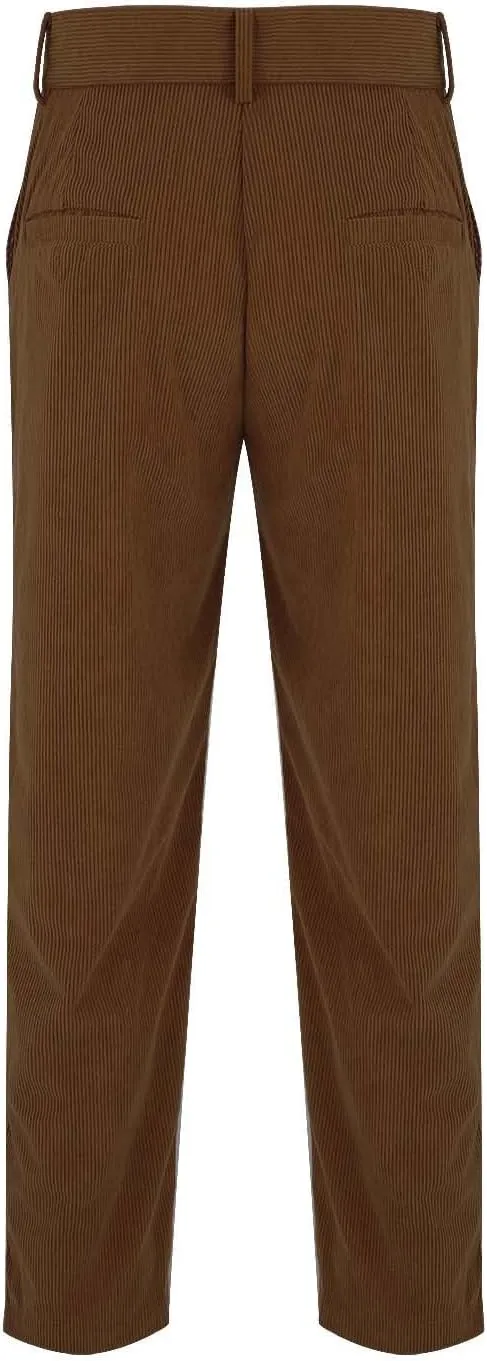 Mens Corduroy Dress Pants Straight Leg Flat Front Casual Chino Pants Fashion Low Rise Relaxed Fit Slacks with Pockets