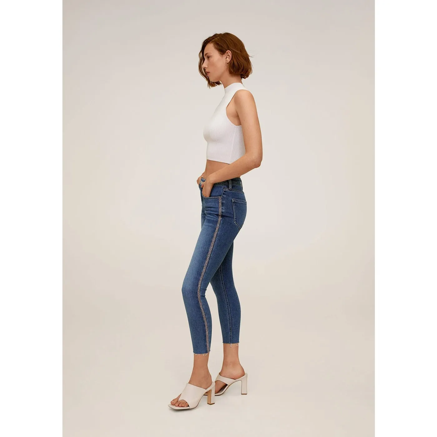 MNG Skinny Sparkle Jeans