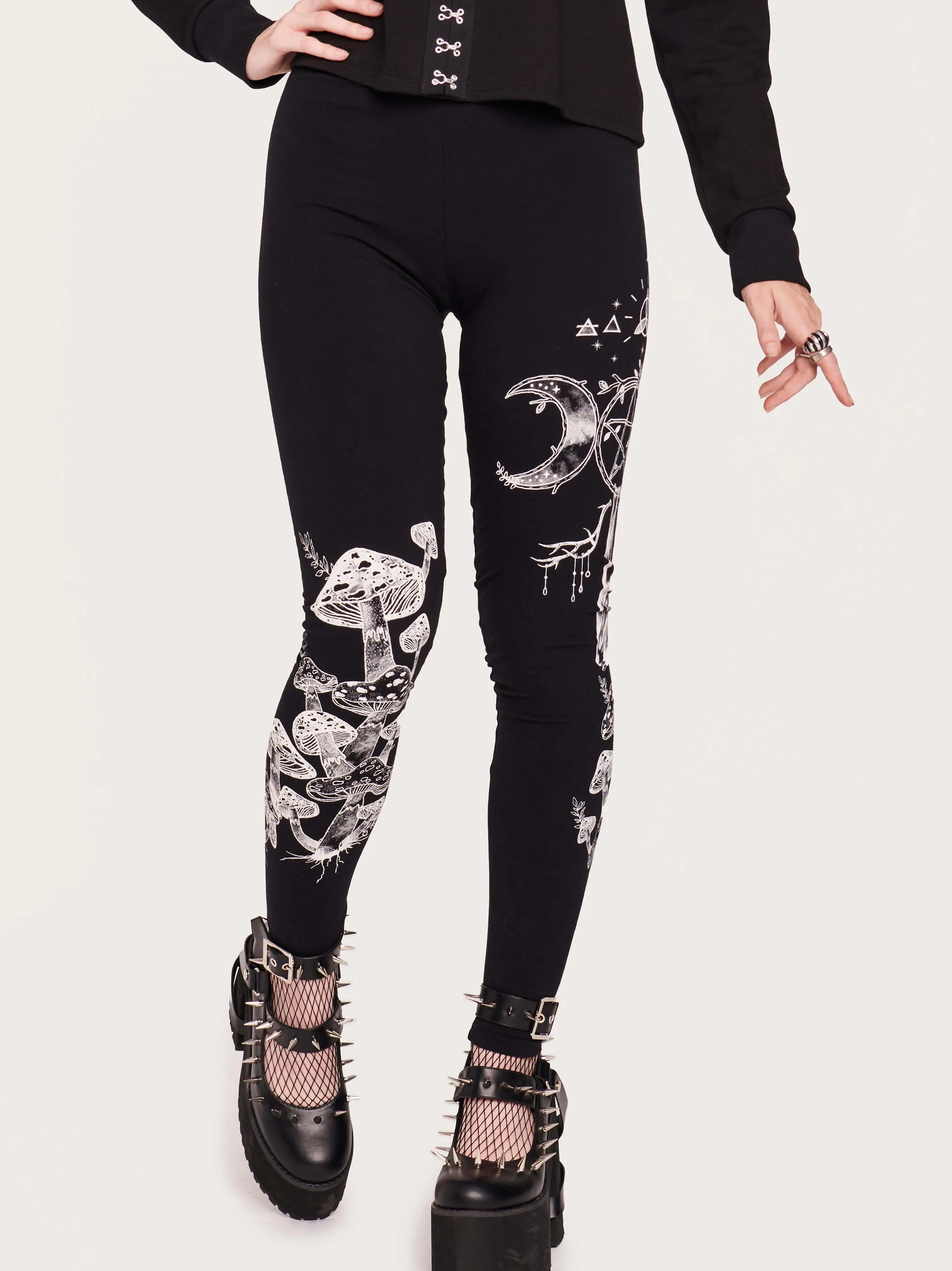Moon goddess mushroom legging