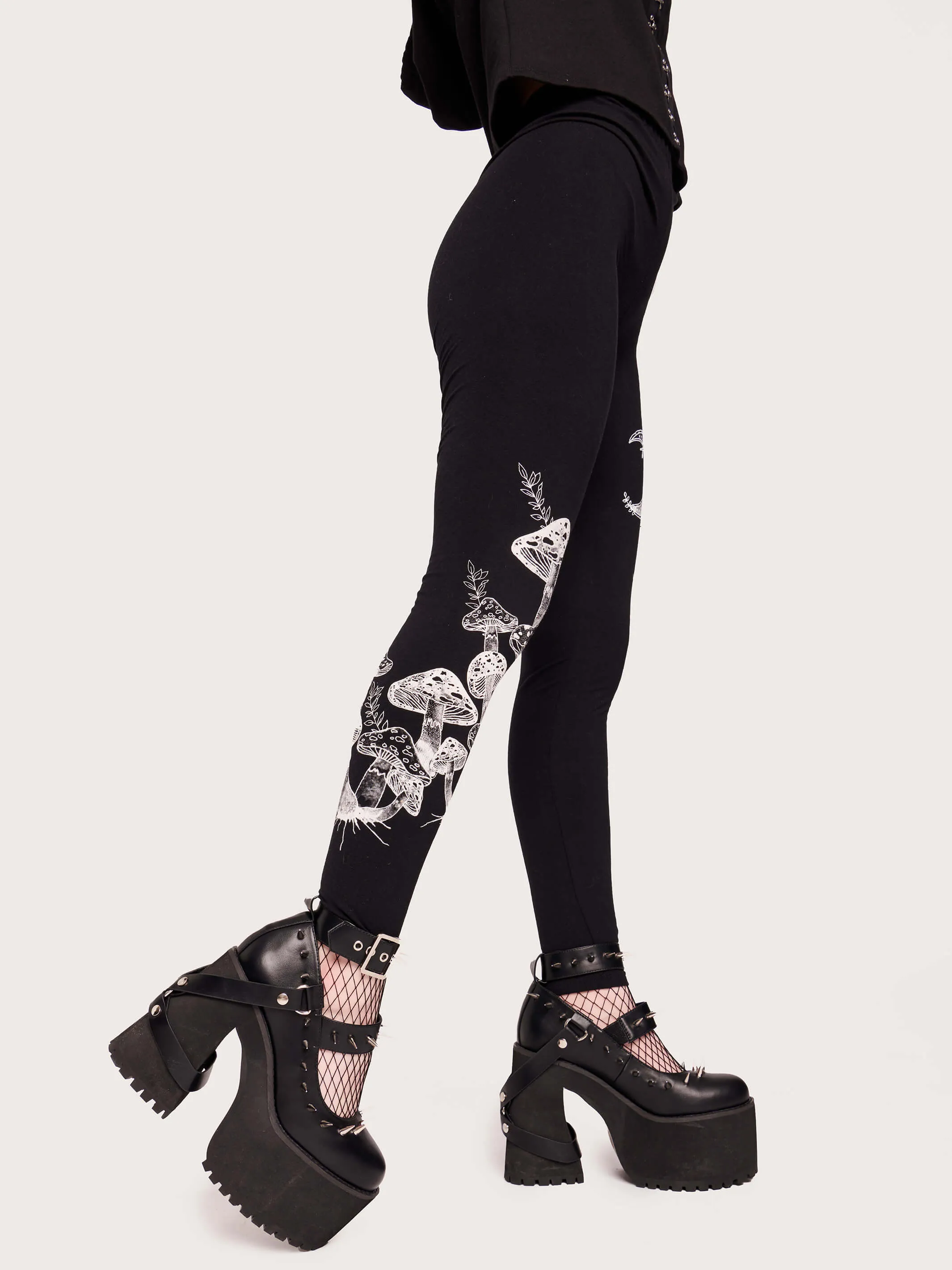 Moon goddess mushroom legging