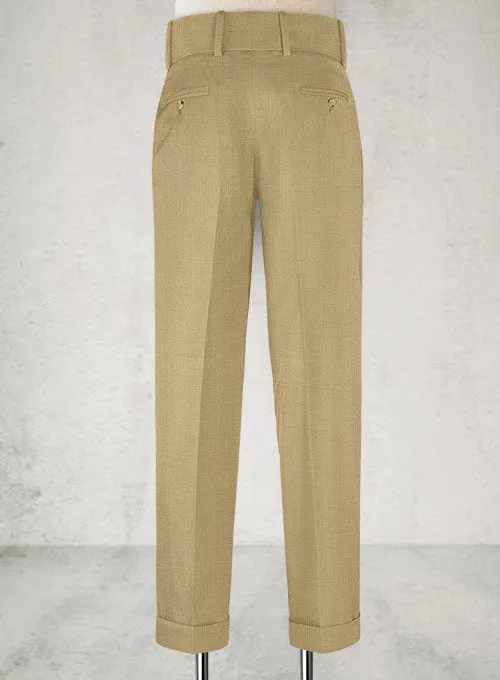 Napolean Khaki Double Gurkha Wool Trousers