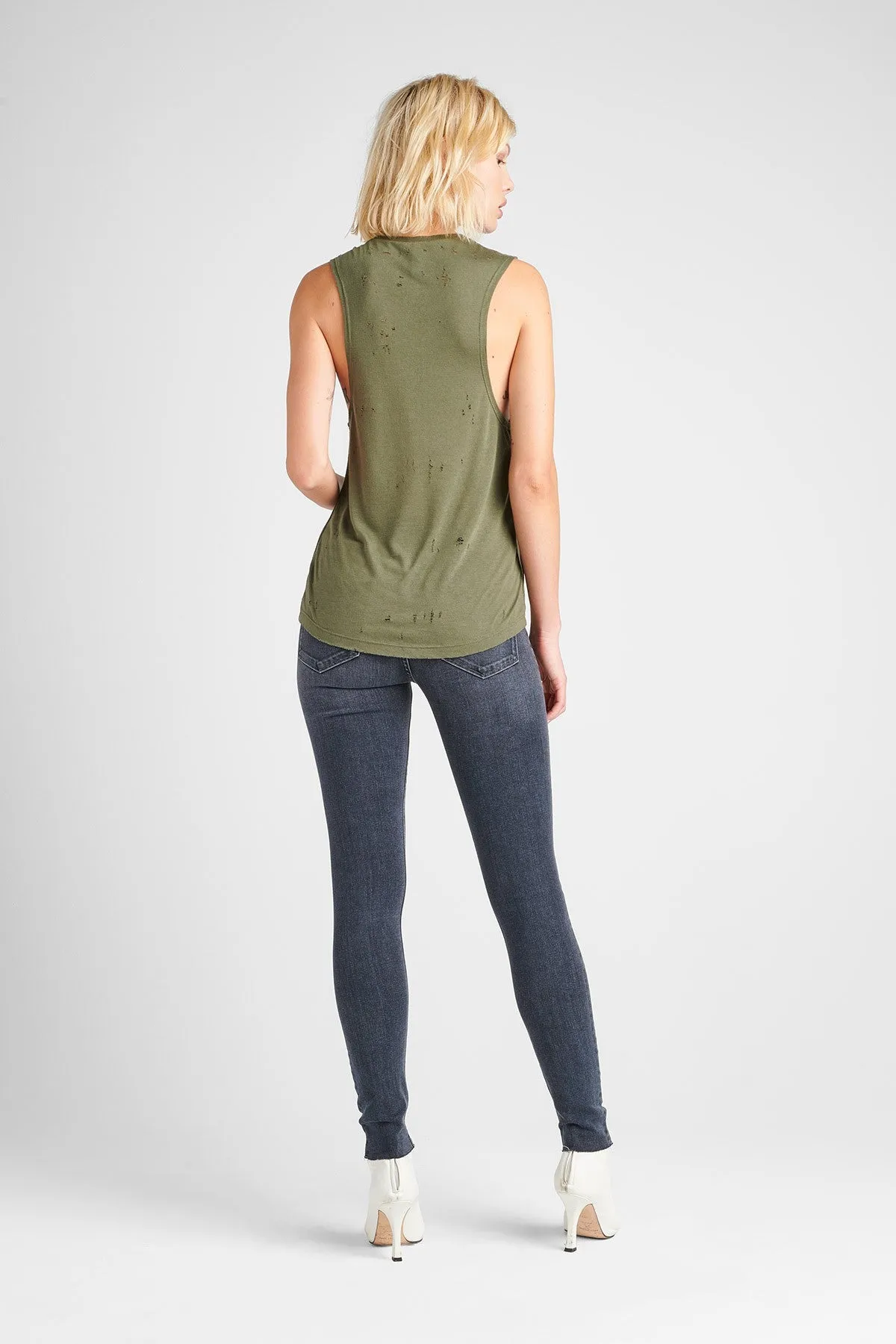 Nico Midrise Super Skinny Ankle Jean - Aviation