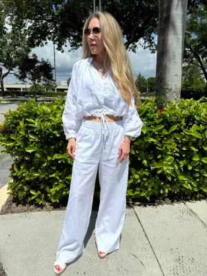 Palazzo Linen Pants