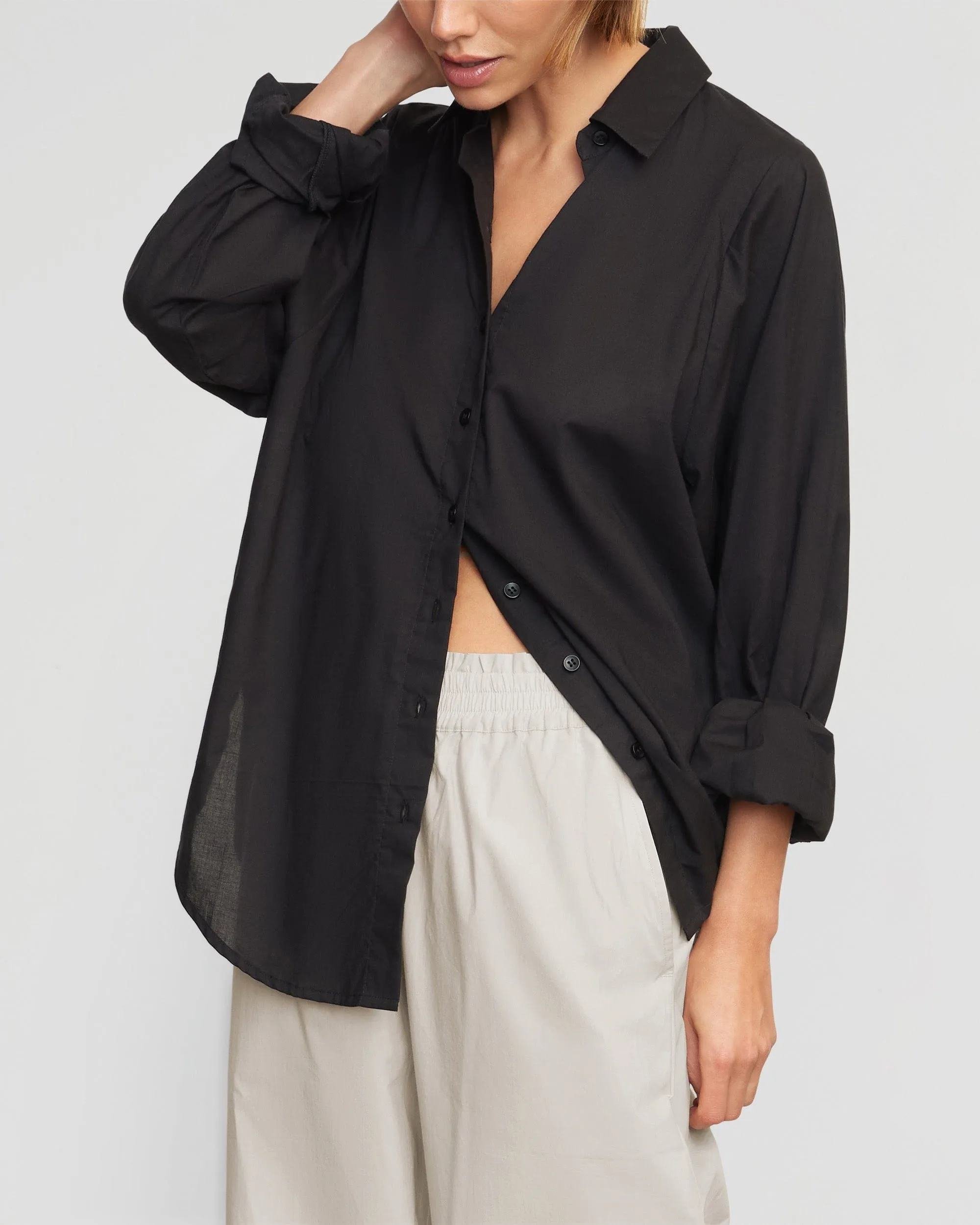 Paula Smocked-Waist Wide Leg Pant