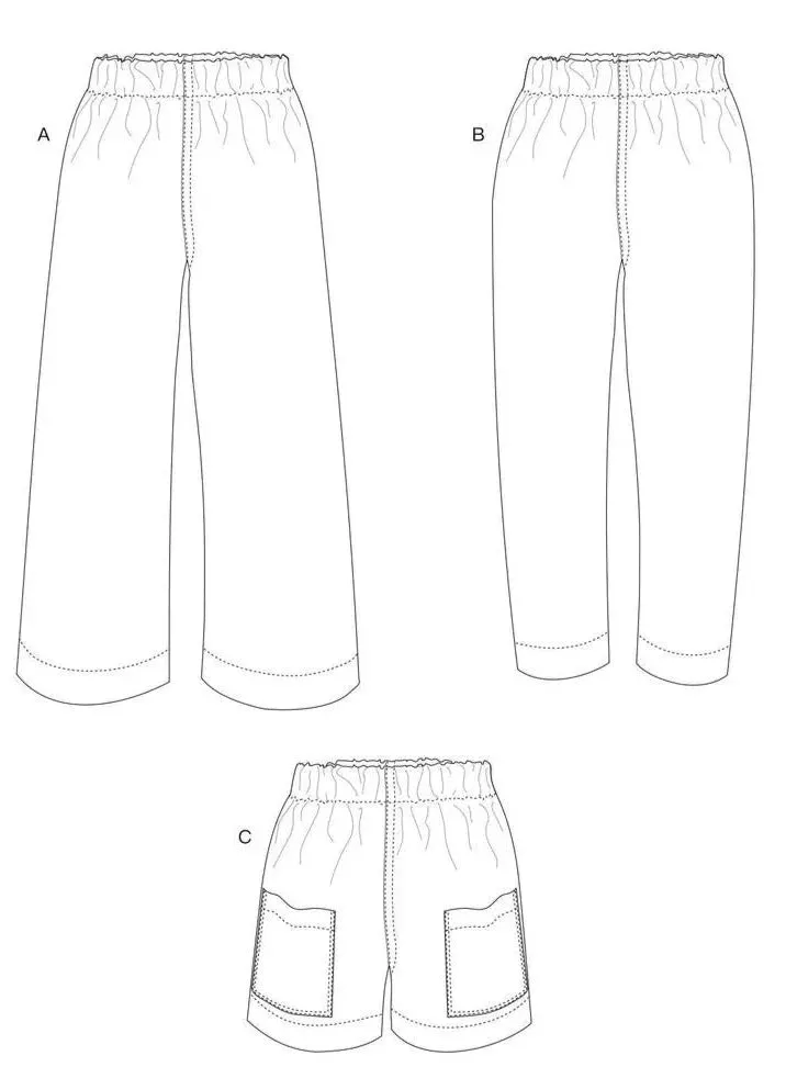PDF Pattern - Pomona Pants   Shorts | Anna Allen Clothing