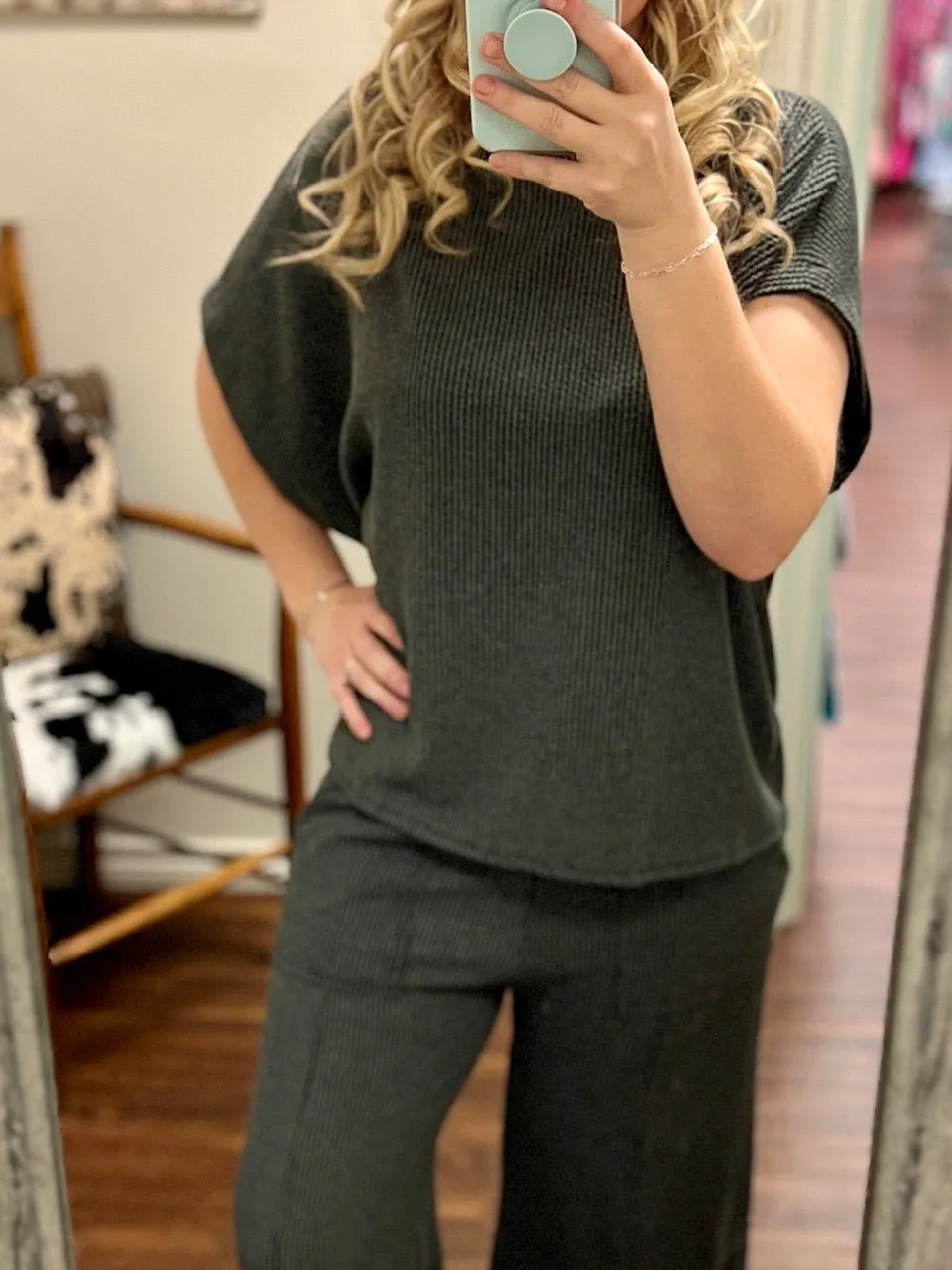 PLUS Charcoal Kick Back Lounger Pants