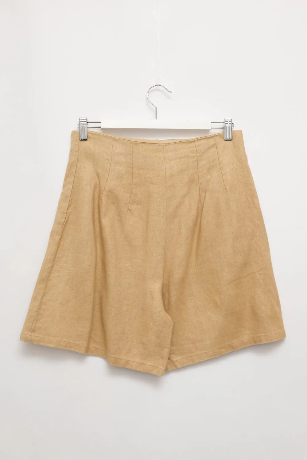 PURE LINEN SAND VINTAGE SHORTS