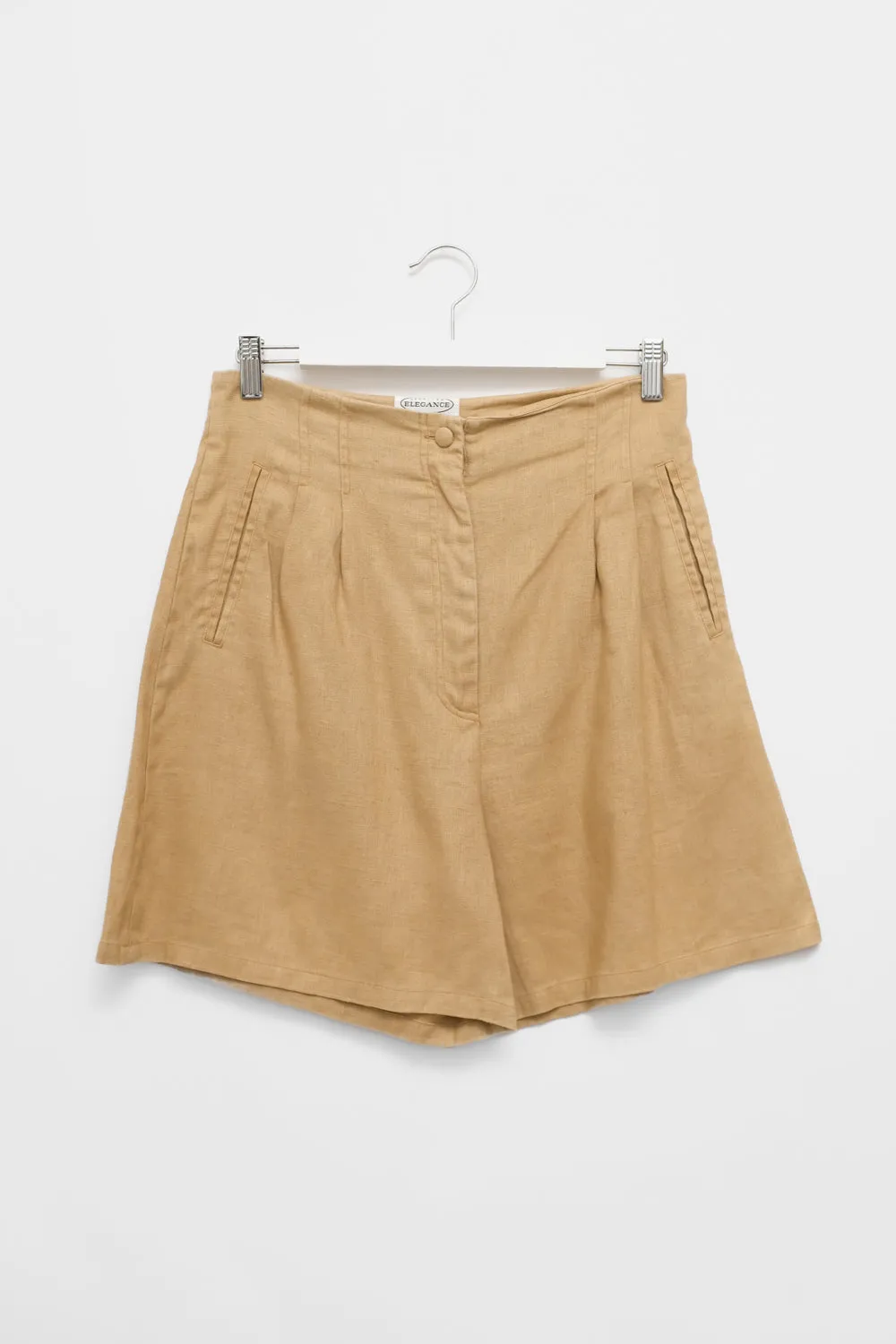 PURE LINEN SAND VINTAGE SHORTS