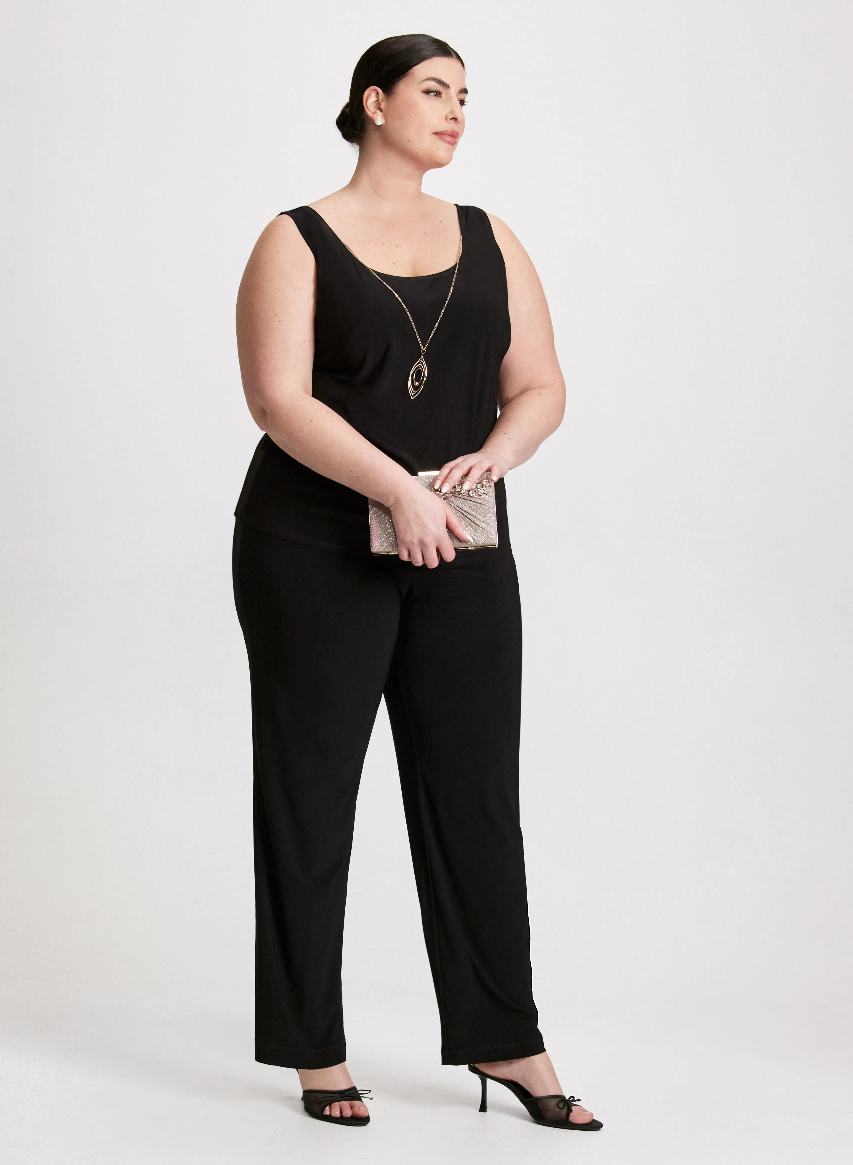 Sequin Jacket, Top & Pant Set
