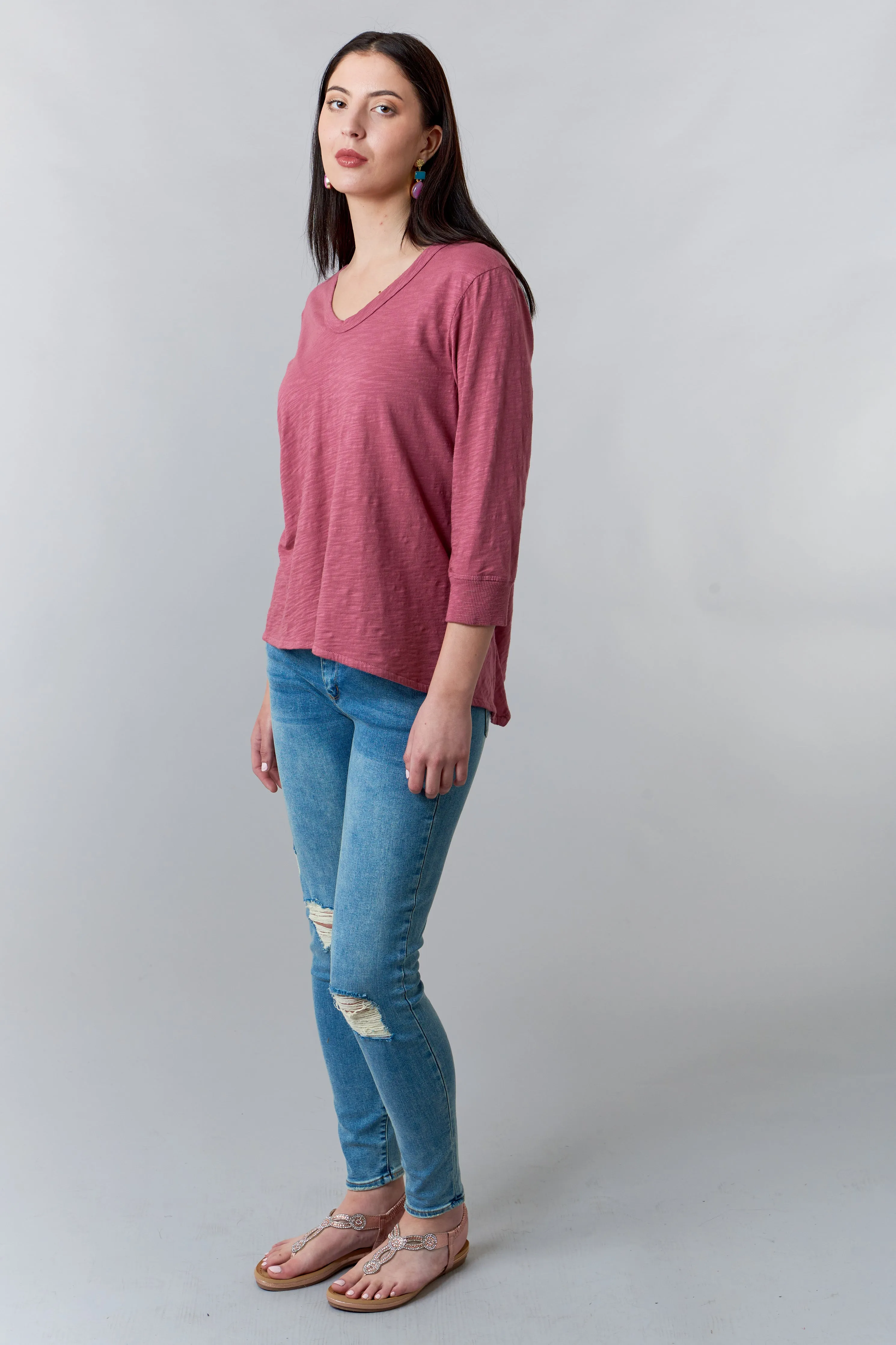 Tractr Denim, destroyed skinny jeans in light wash