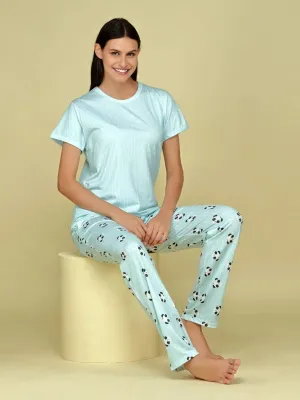 Velure Cute Panda Print Pajama Set