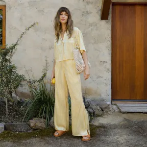 Washable Silk High Rise Pant Set