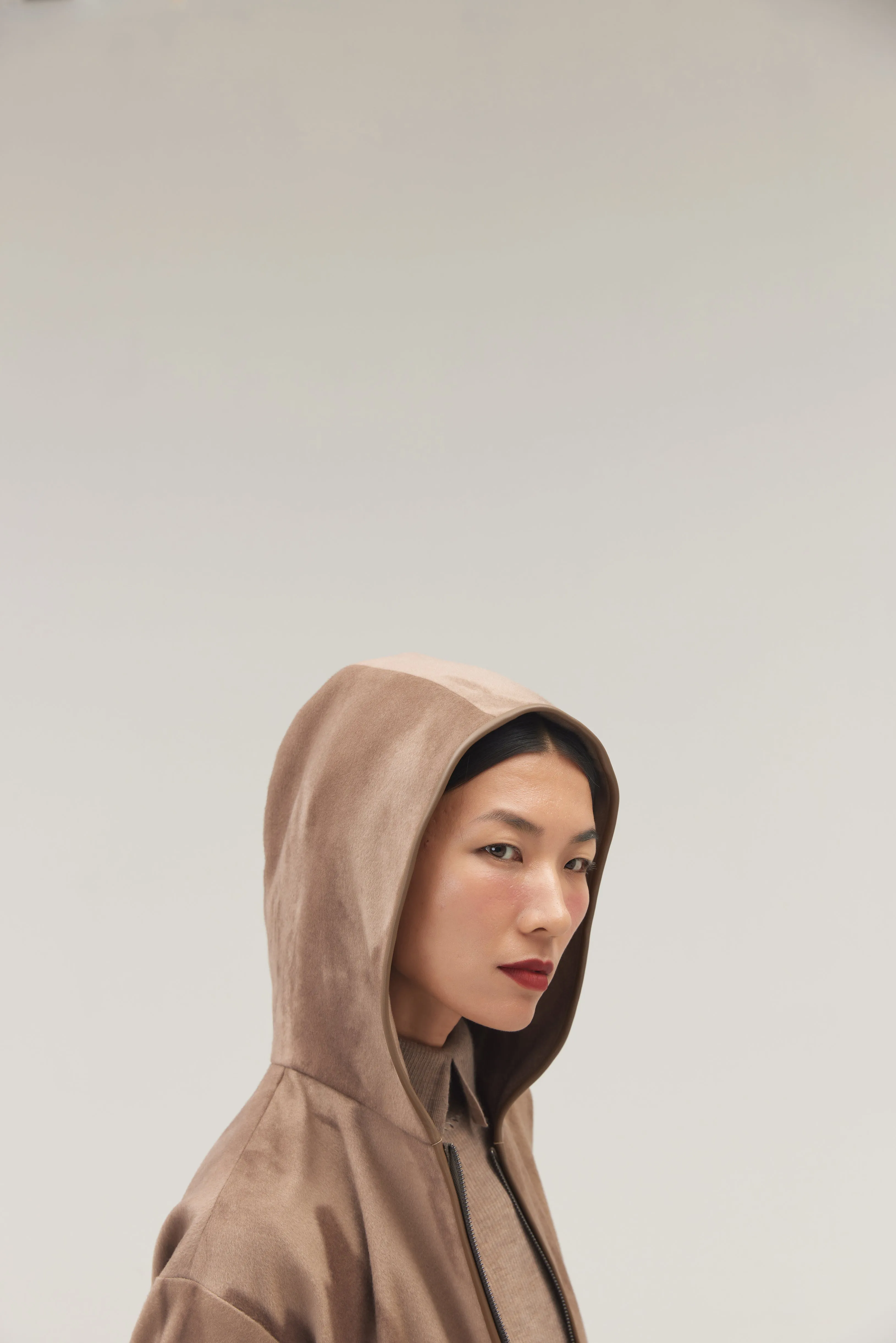 Women's print burnoose