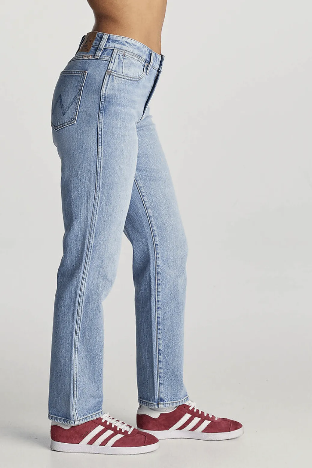 WRANGLER MID TORI STRAIGHT JEAN - DIAMOND SKIES